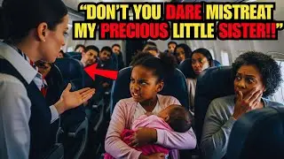 Black Girl RESCUES Her Newly Born Sister From Racist Flight Attendant