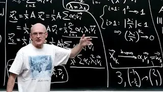 Power iteration for finding eigenvectors and eigenvalues