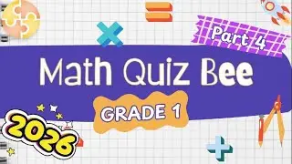 2026 Math Quiz Bee for Grade 1 | Part 4 | Quiz by brainYs