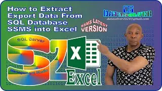 How to Extract Export Data From SQL Database SSMS into Excel