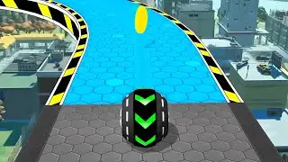 Rolling Ball Sky Escape Gameplay Speedrun All Levels 74