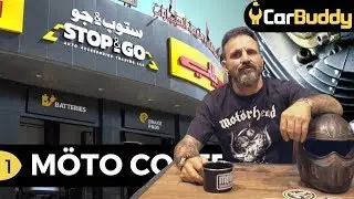 Launch of the new Dubai motorcycle cafe. Prizes from Stop&Go workshop