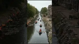 Rebuilding a Neglected Urban Canal Through Long-Term Cleanup | Renovation Timelapse