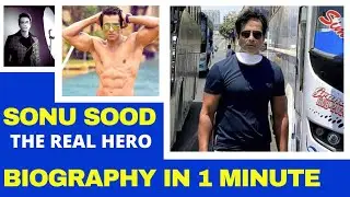 SONU SOOD | Biography of Sonu Sood in 1 Minute #Shorts