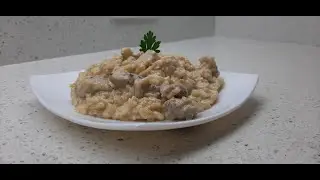 Risotto con cerdo