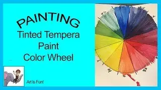 Tinted Tempera Paint Color Wheel