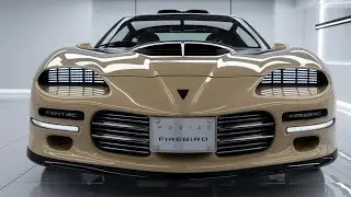 2025 Pontiac Firebird: The Iconic Muscle Car Reinvented with Next-Level Features!
