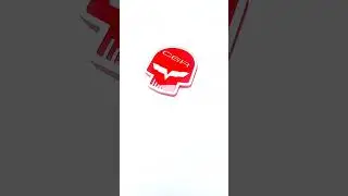 Chevrolet Corvette C6R Trunk Emblem | Stainless Steel & Acrylic Colors