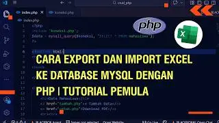 How to Export and Import Excel to MySQL Database with PHP | Beginner Tutorial