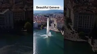 Flying over Geneva. #ai #geneva #aviation #fountain