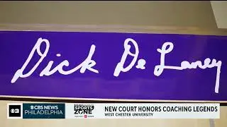 CBS Sports Philadelphia Anchor/Reporter Pat Gallen &rsquo;07 Features Kane DeLaney Court Unveiling