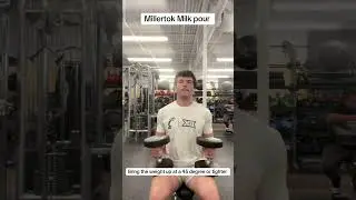 Insane upper back workout Milk pour #workout #upperbackworkout  #millertok