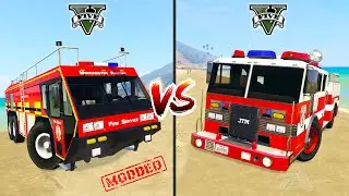 Hydramax Fire Truck vs Normal Fire Truck in GTA 5 - which is best?