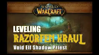 WoW Dragonflight Gameplay: Leveling to 60 - Void Elf Shadow Priest POV - Let's Play Razorfen Kraul