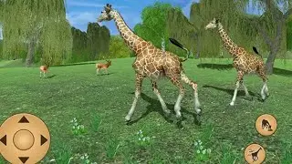 Best Animal Games - Giraffe Family Life Jungle Simulator Android Gameplay