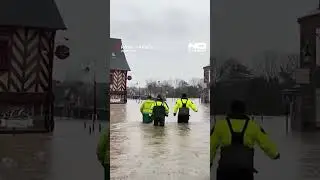 🚨 Evacuations are underway in the French city of Redon as severe flooding impacts the area.