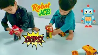 🚜 *JCB Truck Transforms into a Robot!* 🤖 Kids' EPIC Toy Adventure!