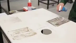Stahl-Email Dusche einfach reinigen