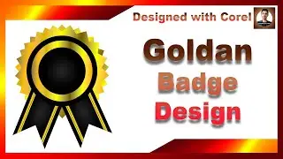 Badge design in CorelDraw #corelDraw #corelDrwawtips