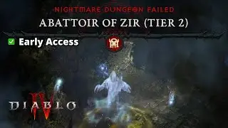 Early Access of Abattoir of Zir is Full of Frustration - Diablo 4
