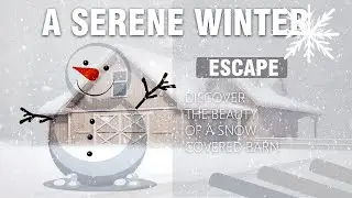 A Serene Winter Escape Discover the Beauty of a Snow Covered Barn
