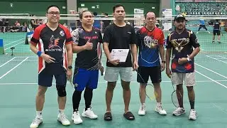 QSSA Badminton Tournament 2025 (Semis) - Edge & Gherson vs Nep & Partner