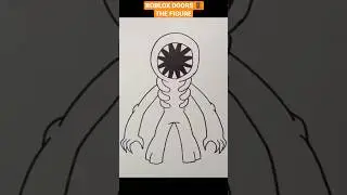 How To Draw The Figure | ROBLOX DOORS 🚪 #shorts #drawing #drawingvideo #roblox
