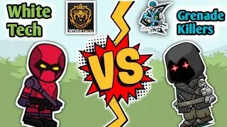 White Tech Vs Grenade Killers | Mini Militia Gameplay | Mini Militia | Da2 Mini Militia | Da2