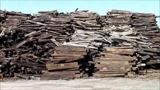 Railway Tie Recycling Plant.