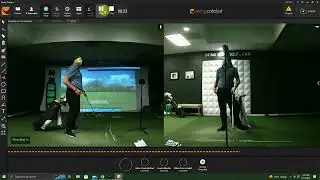 Ryan Trengrove, PGA Demonstrates Head and Hip Position with Swing Path