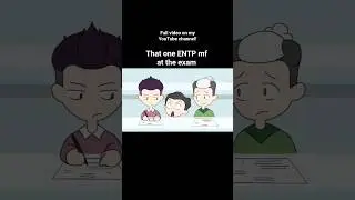 INTJ vs ENTP over INFJ 🙄 #animation #memes #mbti #funny #comedy