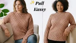 ✨️Pull top down Kassy💖crochet tt tailles #crochet #knitting #diy #handmade #tutorial 