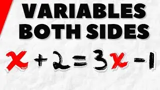 How to Solve Equations with Variables on Both Sides | Pre-Algebra