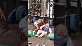 Old Man Powerlifter At Gold's Gym  #gym #funny #laugh