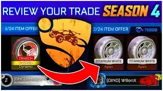 THE BEST SEASON 4 TRADES ON ROCKET LEAGUE! [SO MUCH PROFIT]