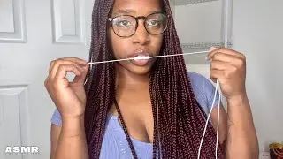 ASMR: Relaxing Mouth sounds, Bubble Gum Chewing, Mic Nibbles, and spoolie Nibbling to ease your soul