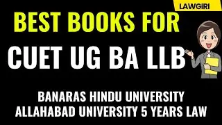 CUET UG/BHU/AU BA LLB Books|General test, English, Legal Studies Best Book Preparation Strategy 2025