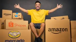 ABRI 2 CAIXAS de produtos devolvidos da SHOPEE e MERCADO LIVRE