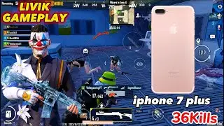 UPDATE 2.8 IPHONE 7 PLUS PUBG TEST 2023 | LIVIK GAMEPLAY🥶| Pubg Mobile