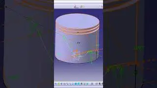 Piston CAD Design in CATIA  #shorts #viral #shortvideo  #cad #catiav5