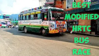 Best decorated Hrtc Vs Normal Hrtc  Bus Race