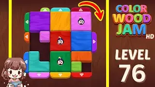 Color Wood Jam Level 76 Solution Walkthrough