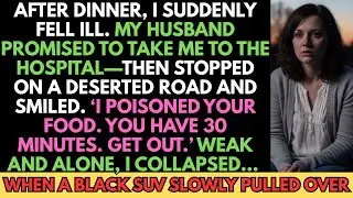 My Husband Poisoned My Dinner, Lied About The Hospital, Dumped Me Roadside&mdash;Then A Black SUV Stopped