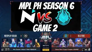 NXP PREDATOR SOLID VS BNK BLUFIRE GAME 2  | MPL PH S6 WEEK 1 DAY 1