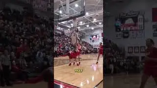 HE CAN&rsquo;T BELIEVE IT 😳(@fuller.flicks) #BasketballShorts #SlamDunk #HoopsUSA