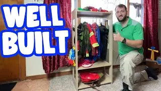 This clothing rack fits almost anywhere! Strong and Sturdy!