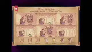 Storyteller Tiny gets a kiss and ungrateful maiden 