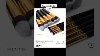 Meesho makeup brushes🖌🖌 good in quality👍🏻✔️
