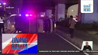 Closed van, tumagilid sa EDSA-Buendia; isa, sugatan | Unang Hirit