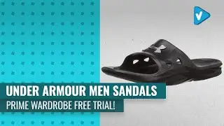 Try On Your New Under Armour Men Sandals Now On Amazon Prime Wardrobe Free Trial!
